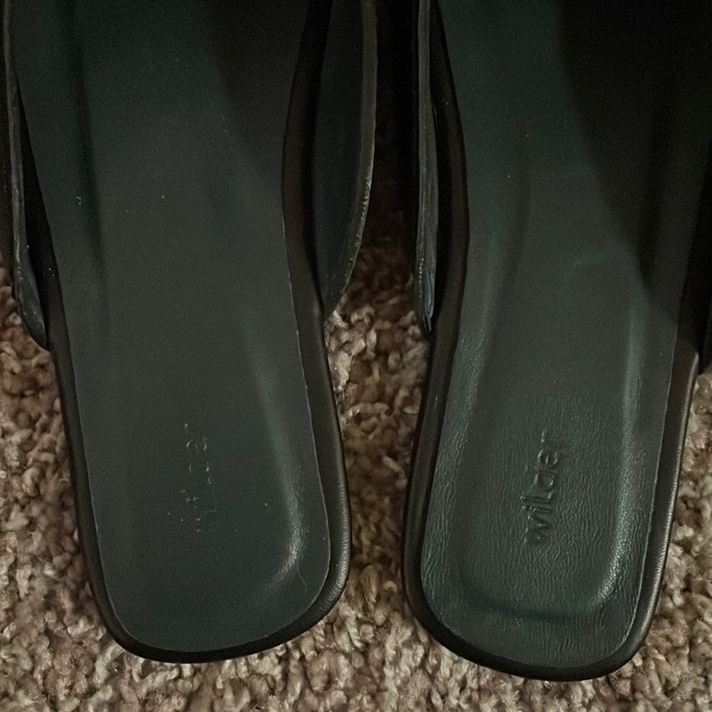 New Wilder Maude Black Slide Sandal Size 8 - Picture 3 of 5